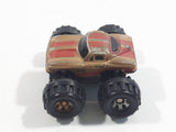 Galoob Micro Machines '64 Corvette Monster Truck Brown Mini Die Cast Toy Car Vehicle