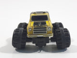 1989 Galoob Micro Machines Chevy Blazer Monster Truck Yellow Mini Die Cast Toy Car Vehicle