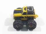 1989 Galoob Micro Machines Chevy Blazer Monster Truck Yellow Mini Die Cast Toy Car Vehicle