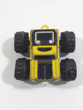 1989 Galoob Micro Machines Chevy Blazer Monster Truck Yellow Mini Die Cast Toy Car Vehicle