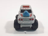 1987 Road Champs Fly Truck Grey Micro Mini Die Cast Toy Car Vehicle