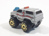1987 Road Champs Fly Truck Grey Micro Mini Die Cast Toy Car Vehicle