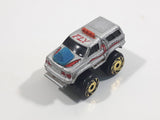 1987 Road Champs Fly Truck Grey Micro Mini Die Cast Toy Car Vehicle
