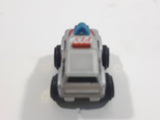 1987 Road Champs Fly Truck Grey Micro Mini Die Cast Toy Car Vehicle