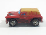 1987 Galoob Micro Machines '53 Chevy Delivery Red and Yellow Micro Mini Die Cast Toy Car Vehicle