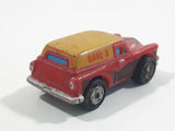1987 Galoob Micro Machines '53 Chevy Delivery Red and Yellow Micro Mini Die Cast Toy Car Vehicle