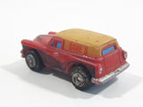 1987 Galoob Micro Machines '53 Chevy Delivery Red and Yellow Micro Mini Die Cast Toy Car Vehicle