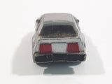 1987 Galoob Micro Machines 1980s Ford Mustang Silver Grey Micro Mini Die Cast Toy Car Vehicle