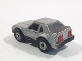 1987 Galoob Micro Machines 1980s Ford Mustang Silver Grey Micro Mini Die Cast Toy Car Vehicle