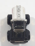 1987 Road Champs Oil Tanker Fuel Truck Black White Micro Mini Die Cast Toy Car Vehicle
