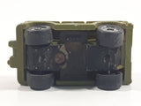 1987 Funrise Chevy Blazer Ford Bronco #18 Army Green Micro Mini Die Cast Toy Car Vehicle