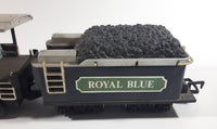 New Bright Great Western Royal Blue 55A Train Engine Locomotive with Coal Car - Smoking Oil Reservoir