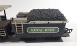 New Bright Great Western Royal Blue 55A Train Engine Locomotive with Coal Car - Smoking Oil Reservoir