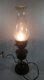Vintage Kerosene Oil Lamp Plug In Electrical Light Lantern