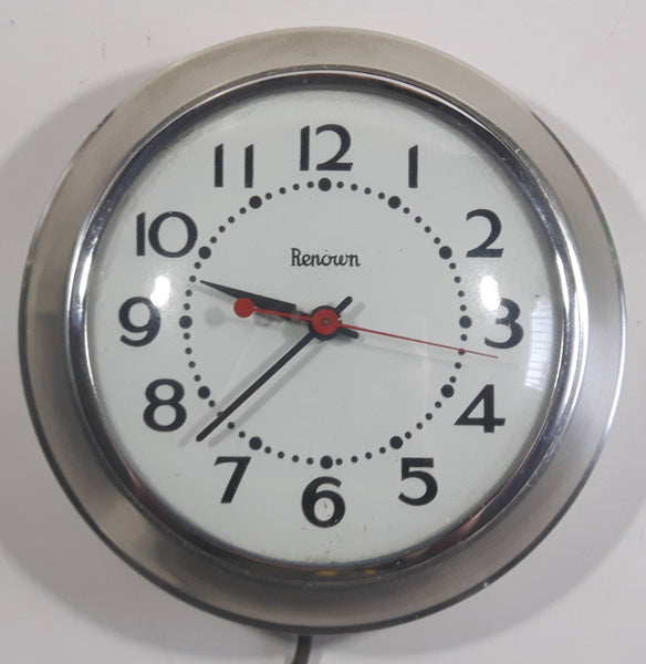 Vintage Renown Circular Electric Wall Clock