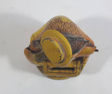 Antique 1930s J Chein Circus Monkey "Thank You" Tin Litho Metal Coin Bank - Salutes with Coin - Working - 6" Tall