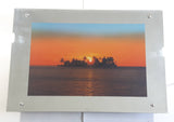 Tropical Island Sunset Lighted Motion and Sound Wall Mirror 18" x 25 1/2" Working with Repaired Cord