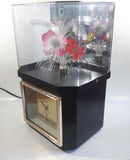 Telesonic Fiber Optic Color Changing Flower Motion Lamp Light Clock Combination