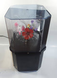 Telesonic Fiber Optic Color Changing Flower Motion Lamp Light Clock Combination
