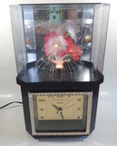 Telesonic Fiber Optic Color Changing Flower Motion Lamp Light Clock Combination