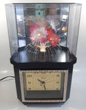 Telesonic Fiber Optic Color Changing Flower Motion Lamp Light Clock Combination