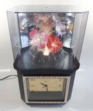 Telesonic Fiber Optic Color Changing Flower Motion Lamp Light Clock Combination