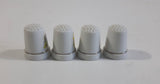 Unicorn Pegasus White Porcelain Sewing Thimbles Set of 4