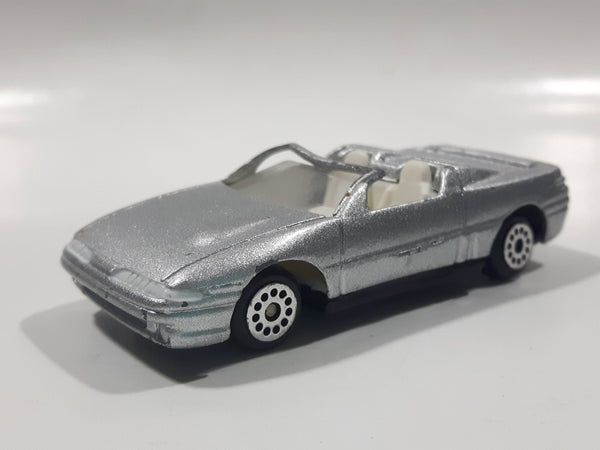 Zee Toys Dyna Wheels D107 Mitsubishi X2S Concept Car Silver Die Cast Toy Car Vehicle with Bend in Windshield Frame