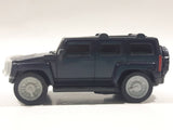 2006 McDonald's #3 Hummer Push and Go Friction Motorized Dark Blue Plastic Die Cast Toy Car Vehicle