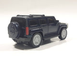 2006 McDonald's #3 Hummer Push and Go Friction Motorized Dark Blue Plastic Die Cast Toy Car Vehicle