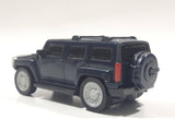 2006 McDonald's #3 Hummer Push and Go Friction Motorized Dark Blue Plastic Die Cast Toy Car Vehicle
