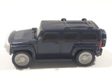 2006 McDonald's #3 Hummer Push and Go Friction Motorized Dark Blue Plastic Die Cast Toy Car Vehicle
