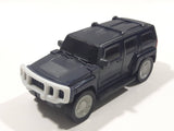2006 McDonald's #3 Hummer Push and Go Friction Motorized Dark Blue Plastic Die Cast Toy Car Vehicle