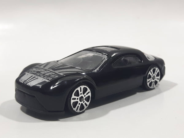 Unknown Brand 3 Speed Top Racer Black Die Cast Toy Car Vehicle