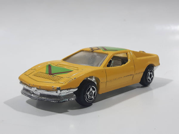Summer Marz Karz No. 8805 Ferrari Testarossa '2001' Yellow Die Cast Toy Exotic Race Car Vehicle
