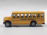 2010 Maisto Fresh Metal School District 2 School Bus Yellow Die Cast Toy Car Vehicle
