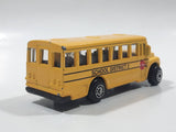 2010 Maisto Fresh Metal School District 2 School Bus Yellow Die Cast Toy Car Vehicle