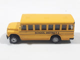 2010 Maisto Fresh Metal School District 2 School Bus Yellow Die Cast Toy Car Vehicle