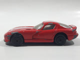 Maisto Dodge Viper Red with White Stripes Die Cast Toy Luxury Sports Car Vehicle