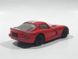 Maisto Dodge Viper Red with White Stripes Die Cast Toy Luxury Sports Car Vehicle