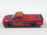 Unknown Brand Super Racing #28 LAF Racing Truck Red Die Cast Toy Car Vehicle