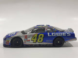 2000 Racing Champions NASCAR #48 Jimmie Johnson Lowe's Blue and Silver 1/64 Scale Die Cast Toy Race Car Vehicle