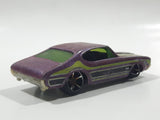 2009 Hot Wheels Muscle Mania Olds 442 Purple Die Cast Toy Car Vehicle