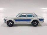 2015 Hot Wheels HW Workshop: HW Garage '70 Ford Escort RS 1600 White Die Cast Toy Car Vehicle 1/55 Scale
