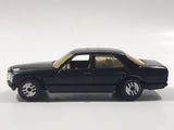 1990 Hot Wheels Park 'n Plates Mercedes 380 SEL Black Die Cast Toy Luxury Car Vehicle