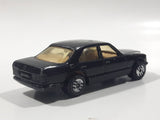 1990 Hot Wheels Park 'n Plates Mercedes 380 SEL Black Die Cast Toy Luxury Car Vehicle