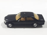 1990 Hot Wheels Park 'n Plates Mercedes 380 SEL Black Die Cast Toy Luxury Car Vehicle