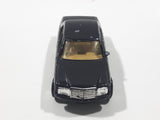 1990 Hot Wheels Park 'n Plates Mercedes 380 SEL Black Die Cast Toy Luxury Car Vehicle