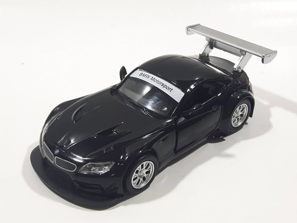 MST BMW Z4 GT3 "BMW Motorsport" 1:38 Scale Black Pullback Friction Motorized Die Cast Toy Car Vehicle