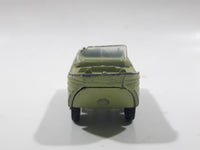Vintage PlayArt Amphibian Jeep Light Moss Green Die Cast Toy Car Vehicle Made in Hong Kong